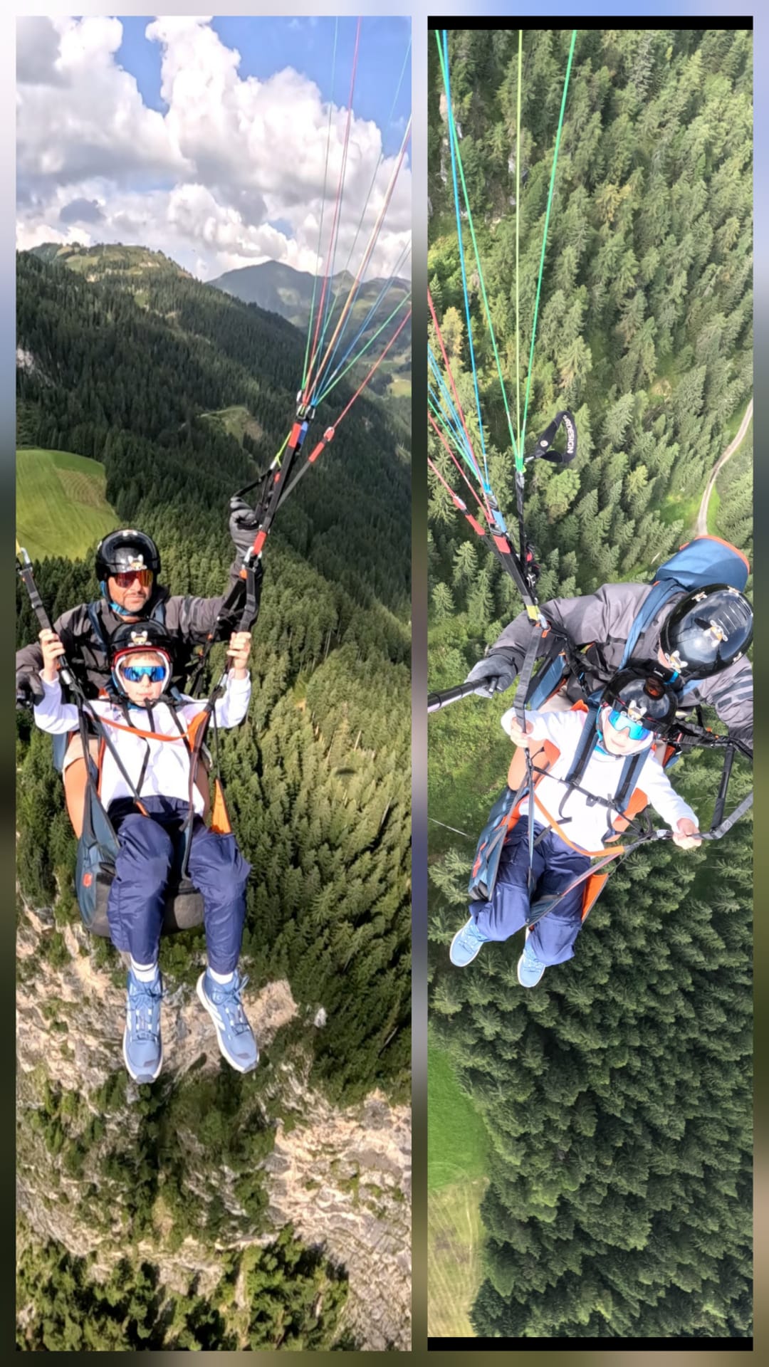 Alex beim Paragliding