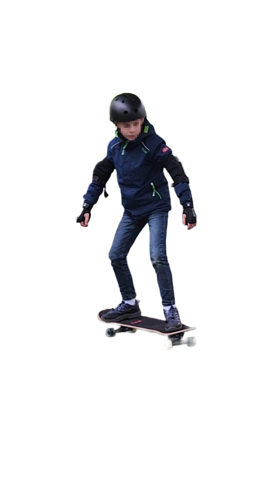 Alex auf dem Skateboard