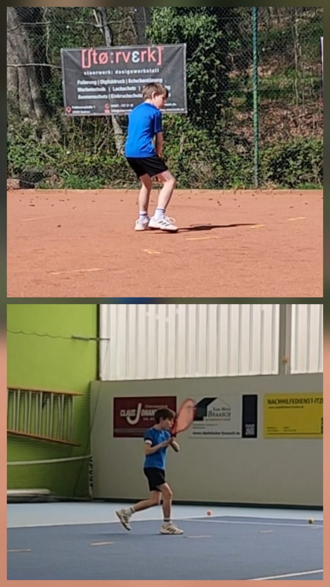 Alex beim Tennis